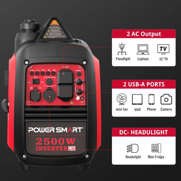 Generador Eléctrico Power Smart 2500W